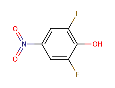 Molecular Structure of 658-07-1 (2,6-Difluoro-4-nitrophenol)