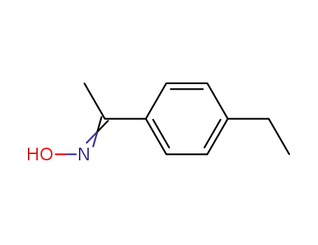 Molecular Structure of 2089-32-9 ((1E)-1-(4-ethylphenyl)ethanone oxime)