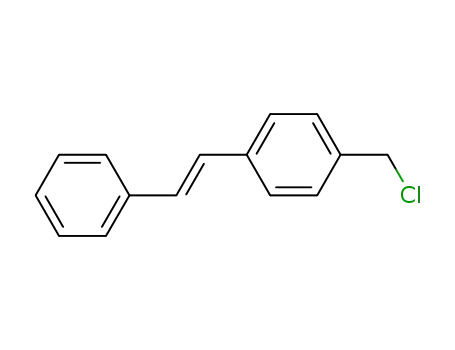 Molecular Structure of 150253-59-1 (4-CHLOROMETHYLSTILBENE  95)