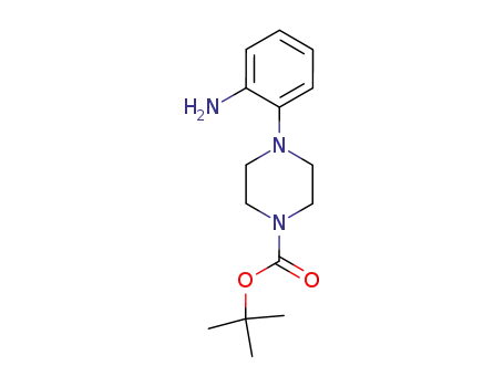 Molecular Structure of 170017-74-0 (4-(2-AMINO-PHENYL)-PIPERAZINE-1-CARBOXYLIC ACID TERT-BUTYL ESTER)