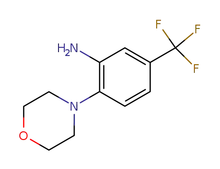 Molecular Structure of 784-57-6 (3-AMINO-4-(4-MORPHOLINO)BENZOTRIFLUORIDE)