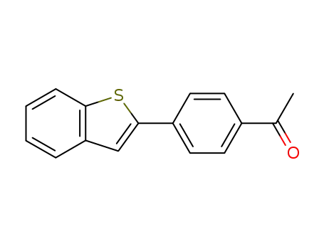 Molecular Structure of 132932-62-8 (2-(4-Acetoxyphenyl)benzothiophene)