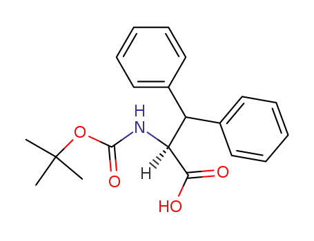 Molecular Structure of 138662-63-2 (N-(tert-Butoxycarbonyl)-beta-phenyl-L-phenylalanine)