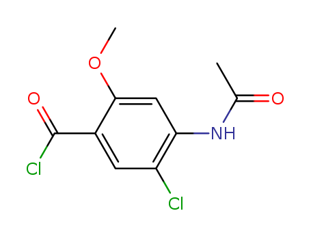 Benzoyl chloride, 4-(acetylamino)-5-chloro-2-methoxy-