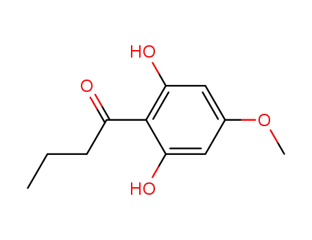 Molecular Structure of 437-72-9 (1-Butanone,1-(2,6-dihydroxy-4-methoxyphenyl)- )
