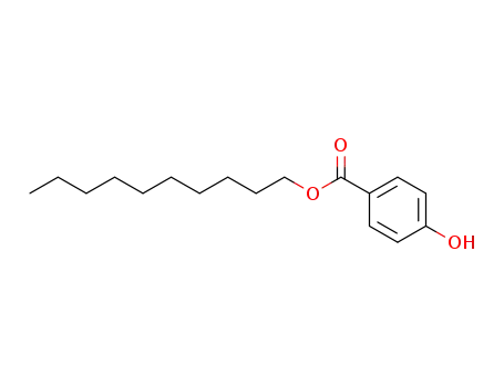 Molecular Structure of 69679-30-7 (DecylParaben(decyl4-hydroxybenzoate))