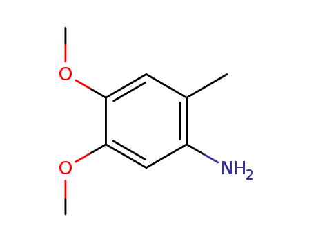 41864-45-3,4,5-DIMETHOXY-2-METHYLANILINE,o-Toluidine,4,5-dimethoxy- (6CI);2-Methyl-4,5-dimethoxyaniline;NSC 105305;