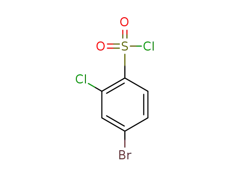 Molecular Structure of 351003-52-6 (4-BROMO-2-CHLOROBENZENESULFONYL CHLORIDE)