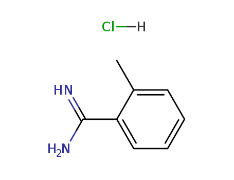 18636-98-1,2-Methylbenzamidine hydrochloride,Benzenecarboximidamide,2-methyl-, monohydrochloride (9CI);o-Toluamidine, monohydrochloride (8CI);2-Methylbenzamidine hydrochloride;