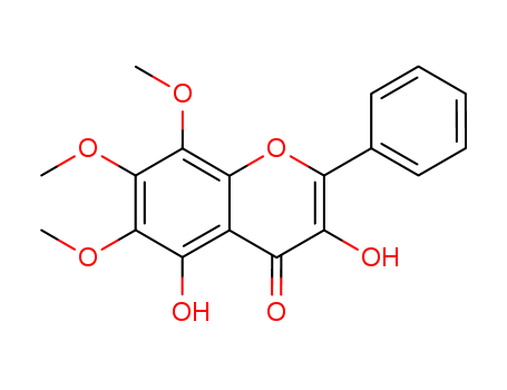 4H-1-Benzopyran-4-one,3,5-dihydroxy-6,7,8-trimethoxy-2-phenyl-