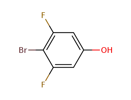 Molecular Structure of 130191-91-2 (4-BROMO-3,5-DIFLUOROPHENOL)
