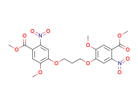 Benzoic acid, 4,4'-[1,3-propanediylbis(oxy)]bis[5-methoxy-2-nitro-,
dimethyl ester