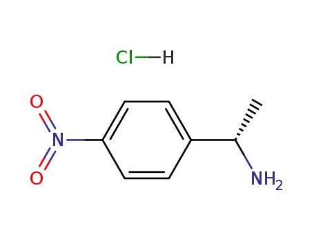 Molecular Structure of 132873-57-5 ((S)-ALPHA-METHYL-4-NITROBENZYLAMINE HYDROCHLORIDE)