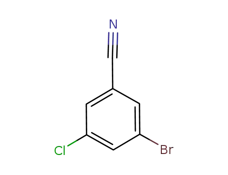 Molecular Structure of 304854-55-5 (3-Bromo-5-chlorobenzonitrile)