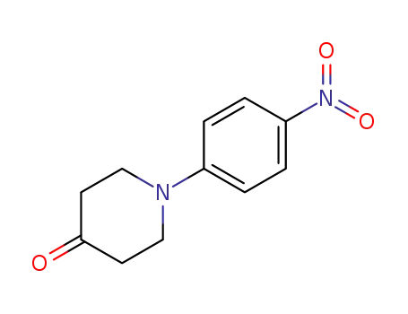 Molecular Structure of 23499-01-6 (4-Piperidinone, 1-(4-nitrophenyl)-)