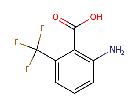 Molecular Structure of 314-46-5 (2-Amino-6-(trifluoromethyl)benzoic acid)