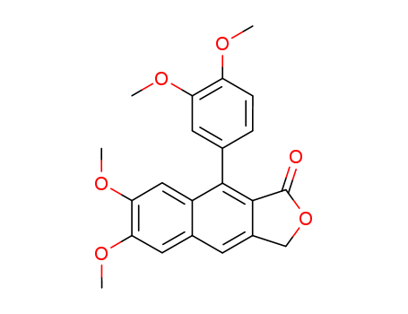 Naphtho[2,3-c]furan-1(3H)-one, 9-(3,4-dimethoxyphenyl)-6,7-dimethoxy-