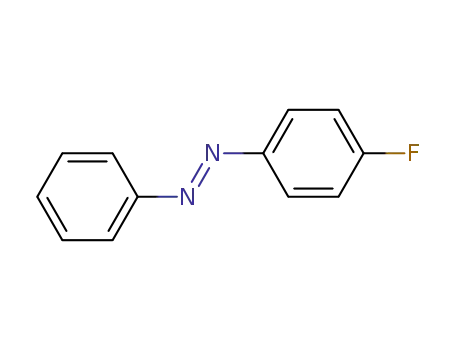 Molecular Structure of 332-00-3 ((E)-4-Fluoroazobenzene)