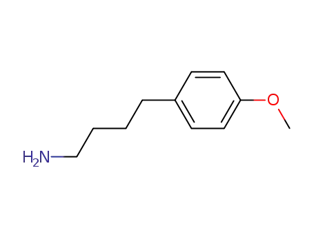 Molecular Structure of 72457-26-2 (4-(4-METHOXYPHENYL)BUTAN-1-AMINE)