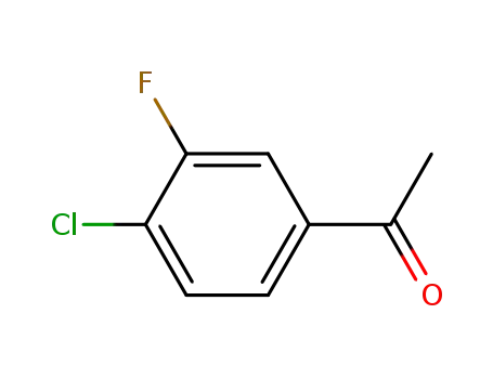 Molecular Structure of 151945-84-5 (4-CHLORO-3-FLUOROACETOPHENONE)