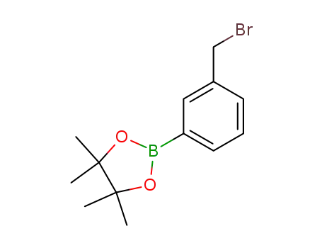 Molecular Structure of 214360-74-4 ((3-Bromomethylphenyl)boronic acid pinacol ester)