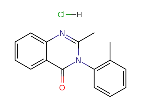 Molecular Structure of 340-56-7 (METHAQUALONE HYDROCHLORIDE)