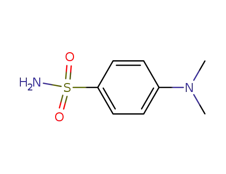 Molecular Structure of 6162-21-6 (Benzenesulfonamide, 4-(dimethylamino)- (9CI))