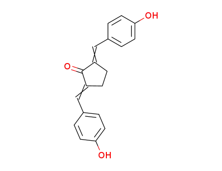 Cyclopentanone, 2,5-bis[(4-hydroxyphenyl)methylene]-