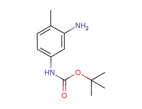 Molecular Structure of 660838-05-1 ((3-AMINO-4-METHYL-PHENYL)-CARBAMIC ACID TERT-BUTYL ESTER)