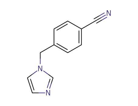 Molecular Structure of 112809-54-8 (4-(1H-IMIDAZOL-1-YLMETHYL)BENZONITRILE)