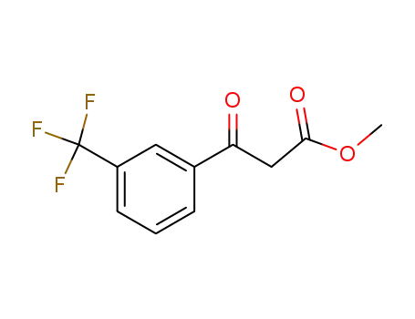 Molecular Structure of 93618-66-7 (METHYL 3-(TRIFLUOROMETHYL)BENZOYLACETATE)