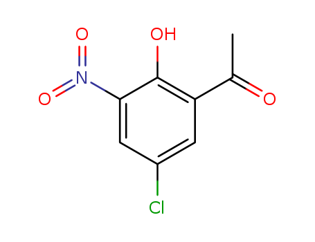 84942-40-5,5'-Chloro-2'-hydroxy-3'-nitroacetophenone,Acetophenone,5'-chloro-2'-hydroxy-3'-nitro- (7CI);2-Acetyl-4-chloro-6-nitrophenol;5'-Chloro-3'-nitro-2'-hydroxyacetophenone;