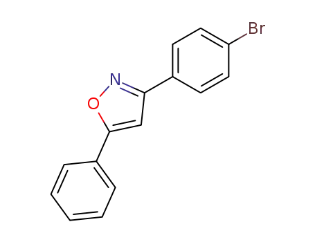 Molecular Structure of 53573-21-0 (Isoxazole, 3-(4-bromophenyl)-5-phenyl-)
