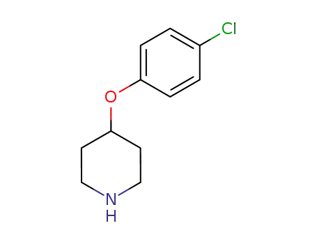 Molecular Structure of 97839-99-1 (4-(4-CHLORO-PHENOXY)-PIPERIDINE)