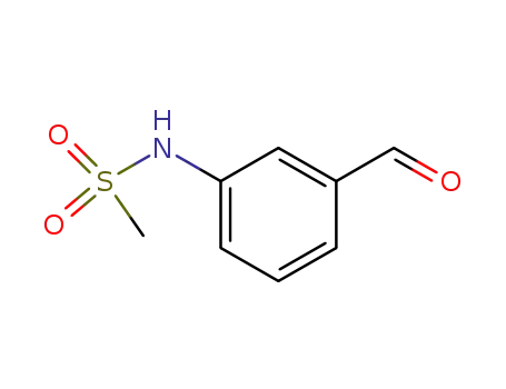 Molecular Structure of 55512-05-5 (Methanesulfonamide,N-(3-formylphenyl)-)