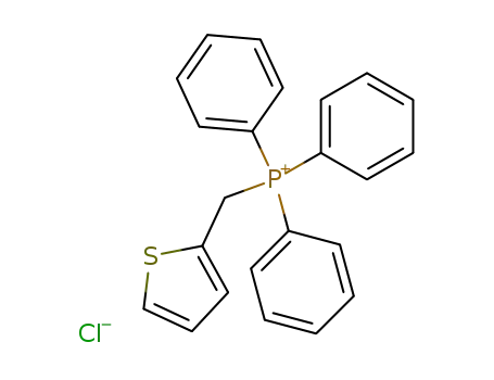 Molecular Structure of 3462-99-5 (2-ThienylMethyltriphenylphosphoniuM chloride)