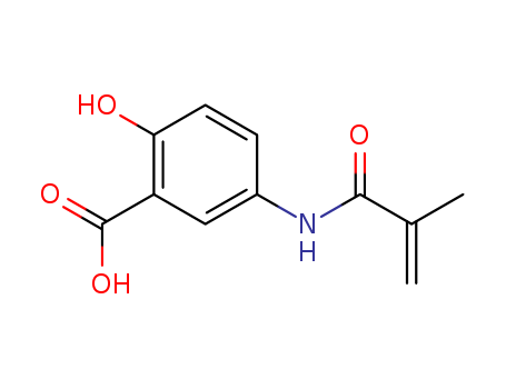 2-hydroxy-5-[(2-methyl-1-oxo-2-propen-1-yl)amino]Benzoic acid