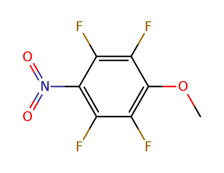 Molecular Structure of 1887-73-6 (Benzene, 1,2,4,5-tetrafluoro-3-methoxy-6-nitro-)