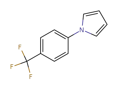 Molecular Structure of 92636-38-9 (1-[4-(TRIFLUOROMETHYL)PHENYL]-1H-PYRROLE)