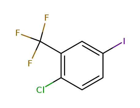 Molecular Structure of 260355-20-2 (2-Chloro-5-iodobenzotrifluoride)