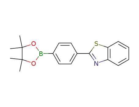 2-(4-(4,4,5,5-tetramethyl-1,3,2-dioxaborolan-2-yl)phenyl)benzo[d]thiazole