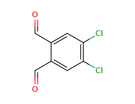 Molecular Structure of 13209-33-1 (1,2-Benzenedicarboxaldehyde, 4,5-dichloro-)