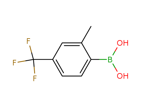 Boronic acid, B-[2-methyl-4-(trifluoromethyl)phenyl]- cas  957034-45-6
