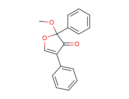 Molecular Structure of 50632-57-0 (2-METHOXY-2,4-DIPHENYL-3(2H)-FURANONE)