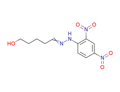 (5E)-5-[(2,4-dinitrophenyl)hydrazinylidene]pentan-1-ol cas  3638-33-3