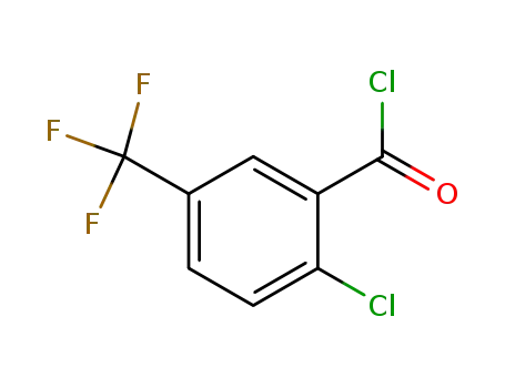 Molecular Structure of 657-05-6 (2-CHLORO-5-(TRIFLUOROMETHYL)BENZOYL CHLORIDE)