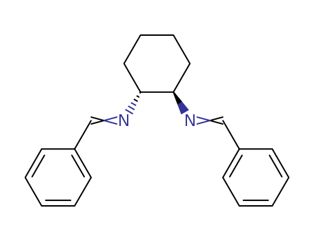 Molecular Structure of 133695-15-5 (1,2-Cyclohexanediamine, N,N'-bis(phenylmethylene)-, (1R,2R)-)