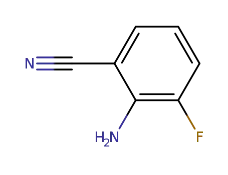 Molecular Structure of 115661-37-5 (2-AMINO-3-FLUOROBENZONITRILE)