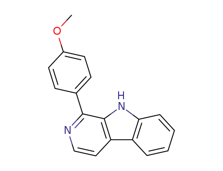 9H-Pyrido[3,4-b]indole, 1-(4-methoxyphenyl)-
