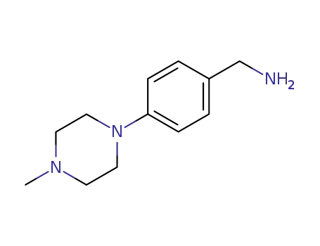 Molecular Structure of 216144-45-5 (4-(4-Methylpiperazino)benzylamine)